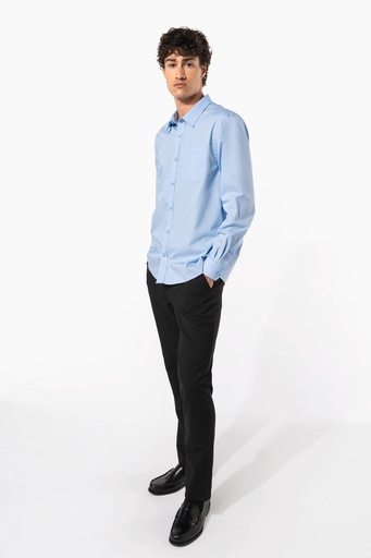 [K541] Chemise popeline manches longues