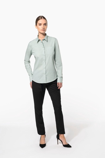 [K549] Chemise popeline polycoton entretien facile femme