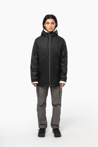 [K6153] Veste à capuche avec doublure en micropolaire unisexe