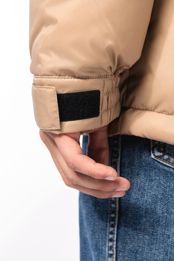 [K6163] Parka matelassée à capuche bi-ton unisexe