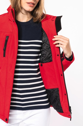 [K651] Parka softshell doublée capuche femme