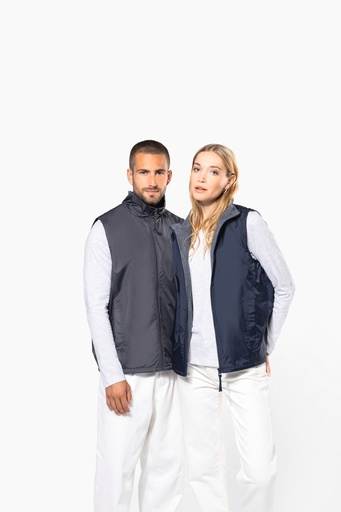 [K679] Bodywarmer doublé polaire unisexe
