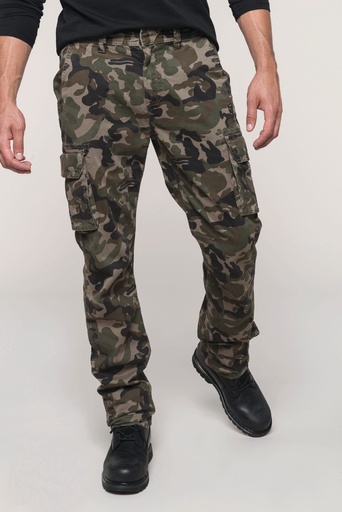 [K744] Pantalon multipoches homme
