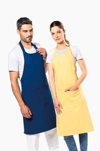 [K8007] Tablier avec poche en coton Bio