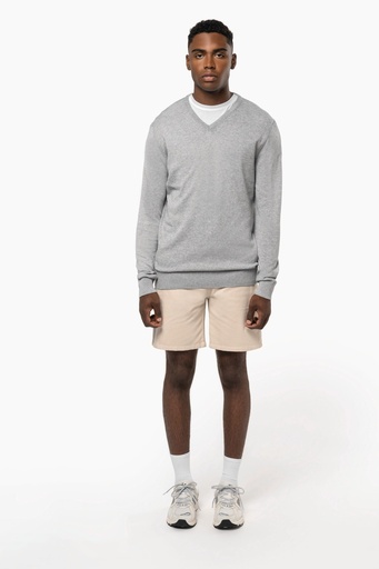 [K980] Pull col en V écoresponsable homme
