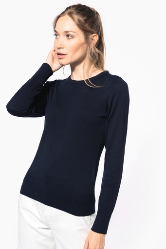 [K968] Pull col rond femme