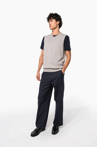 [K969] Pull col V sans manches