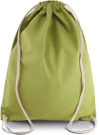 [KI0125] Sac à dos en coton avec cordelettes