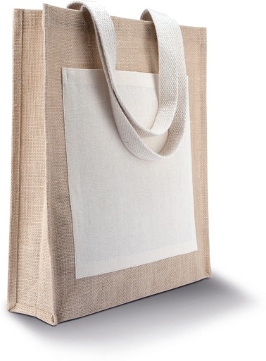 [KI0221] Sac shopping toile de jute