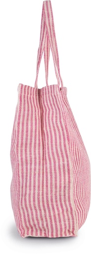 [KI0236] Sac shopping à rayures en juco