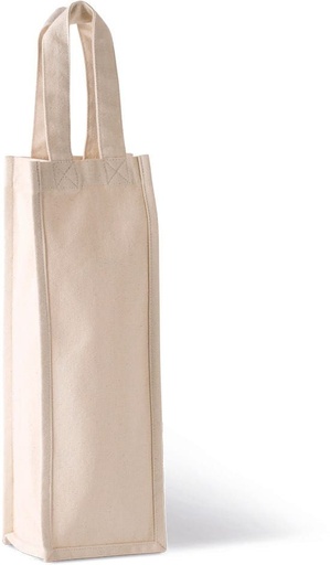 [KI0269] Sac porte-bouteille en coton canvas