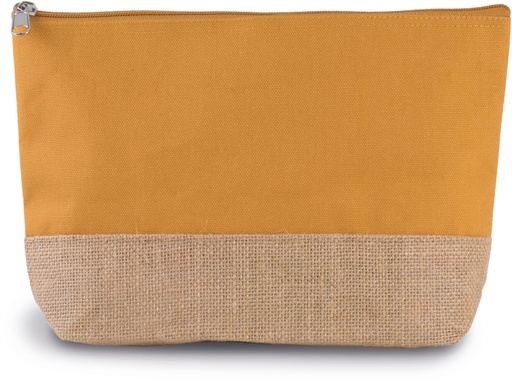[KI0276] Pochette en toiles de coton et jute
