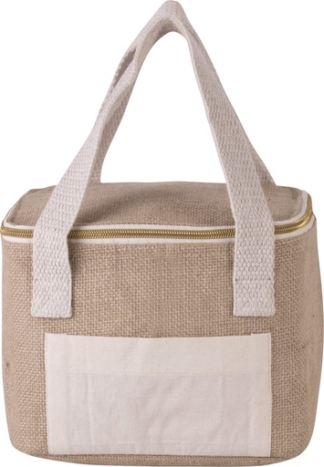 [KI0352_55278_55277] Sac isotherme en jute - petit modèle