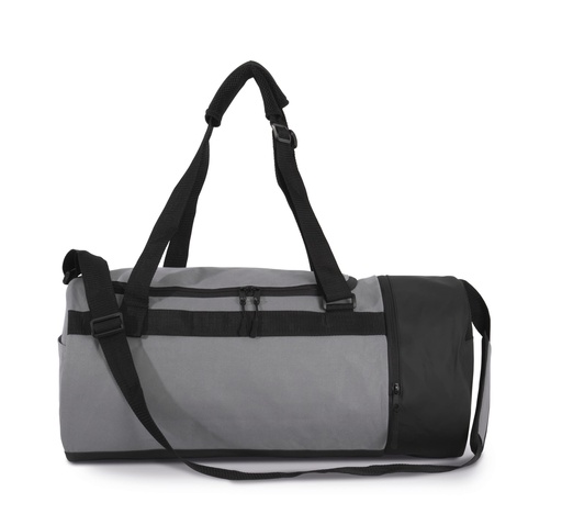 [KI0630] Sac de sport forme tube avec compartiment chaussures séparé