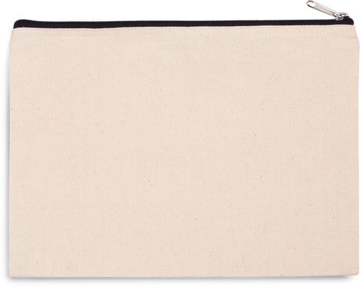 [KI0722] Pochette en coton canvas - grand modèle